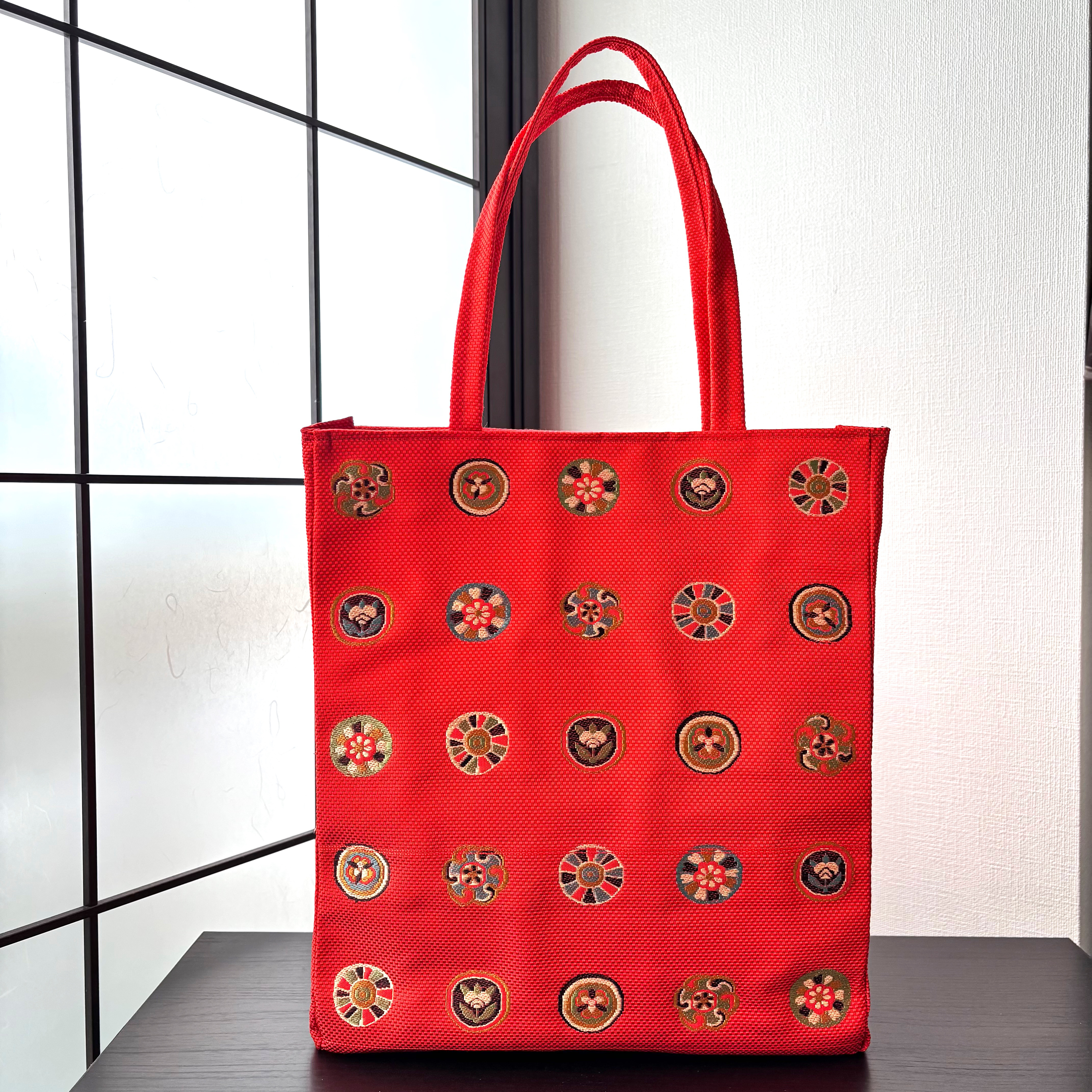 帯（博多織）リメイクトートバッグ