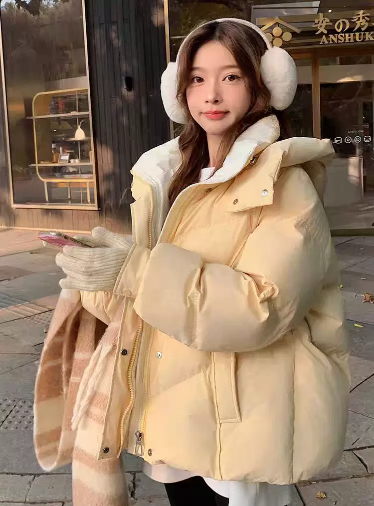 カーディガン トレーナー コート ジャケット 裏起毛 秋冬黒ふわふわ裏起毛ニットフード付きロングコート 受注制作 通勤