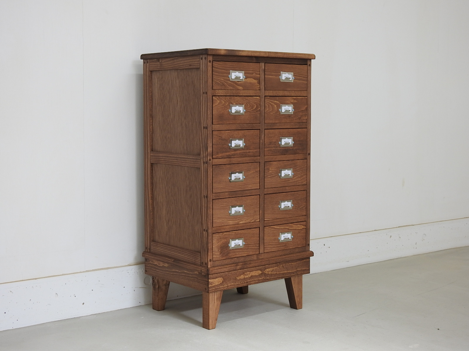 ・【現品販売】W45　引出し収納12杯(S6×2)　[チェスト　タンス　ドロワー　収納棚]