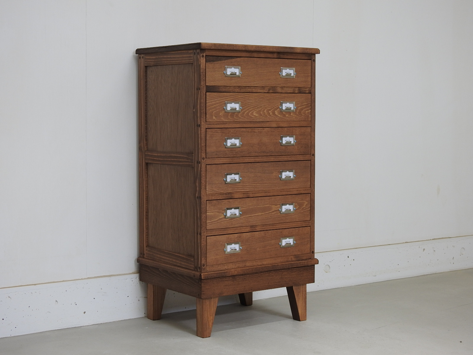 ・【現品販売】W45　引出し収納6段S　[チェスト　タンス　ドロワー　収納棚]