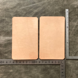 creema限定【mini6用・ヌメ革】ボールペン＆万年筆用下敷き ミニ６用 251113 4枚目の画像