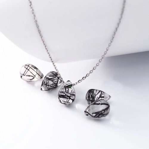 宝石の実シリーズ】エンドピン仕様の小豆チェーン Pt850 ネックレス