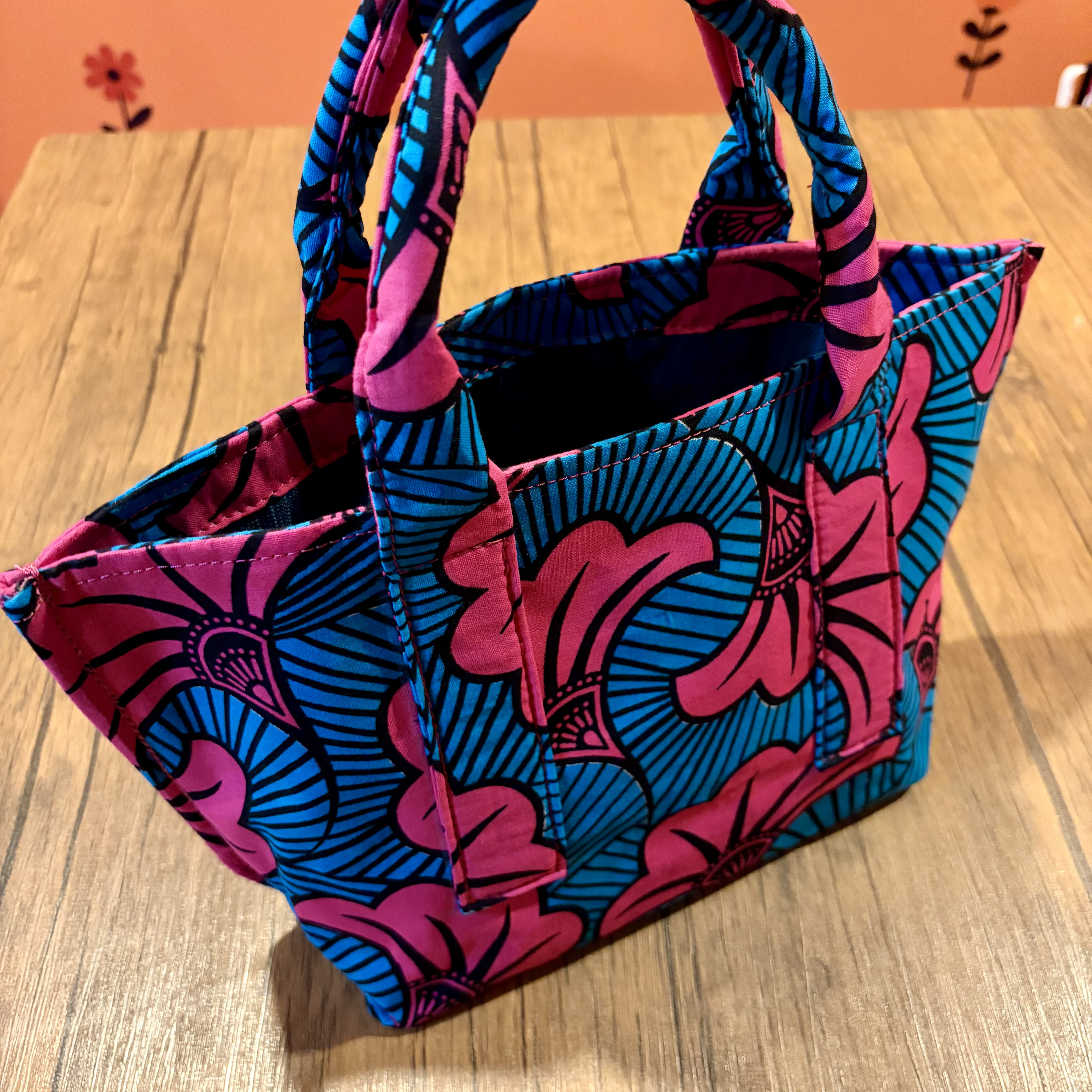 アフリカンファブリック トートバッグ ハンドメイド