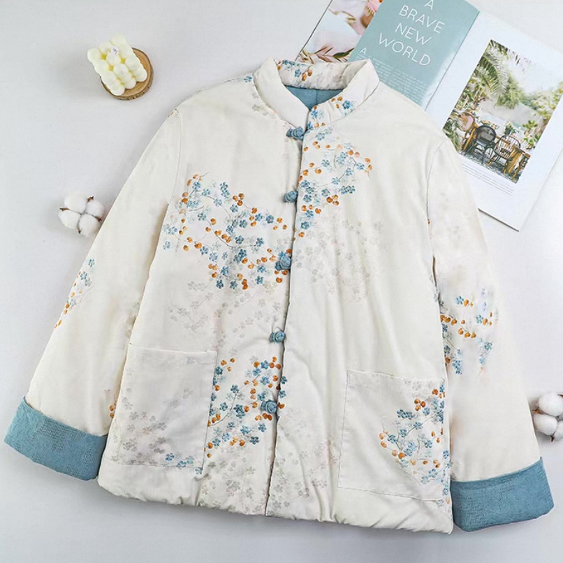 冬服   ショートコート  中綿コート  立ち襟  前開き  ジャケット   防寒