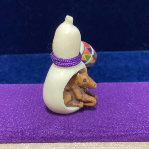 ☆本象牙根付 瓢箪に馬と太鼓 ※※Y-77 キーホルダー 石橋象牙店 通販