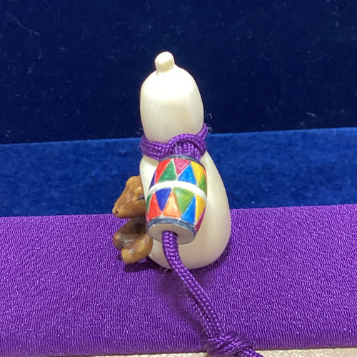 ☆本象牙根付 瓢箪に馬と太鼓 ※※Y-77 キーホルダー 石橋象牙店 通販