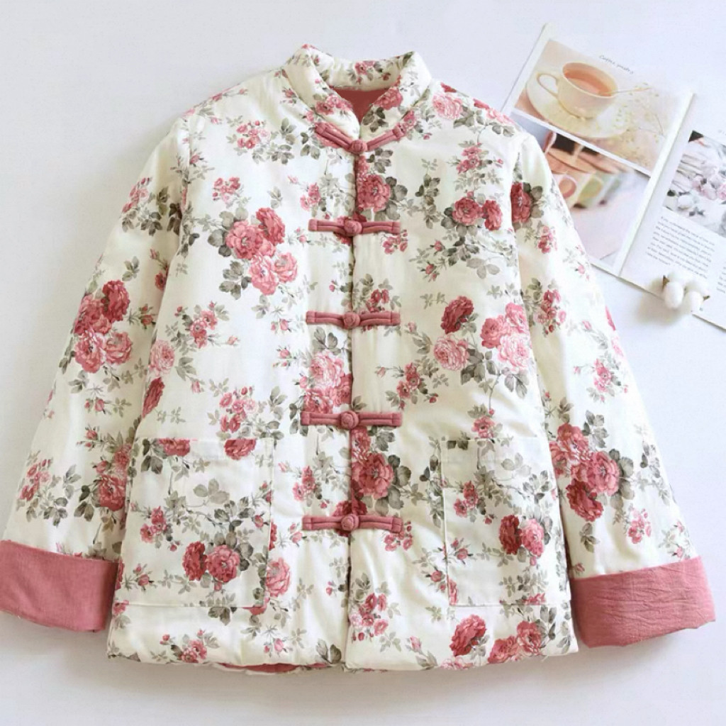 ショートコート  冬服  中綿コート  立ち襟  前開き  ジャケット   防寒