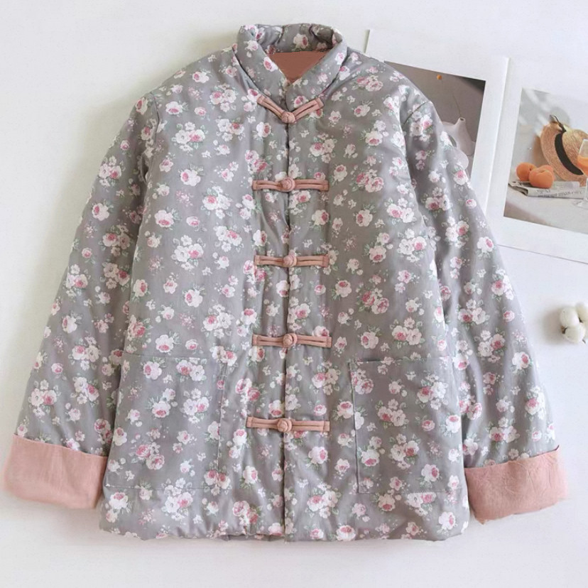 ショートコート  冬服  中綿コート  立ち襟  前開き  ジャケット   防寒