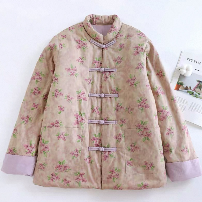 ショートコート  冬服  中綿コート  立ち襟  前開き  ジャケット   防寒