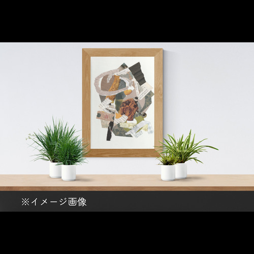 6 オリジナルコラージュ作品 飾れるアート 壁掛けポスター インテリア