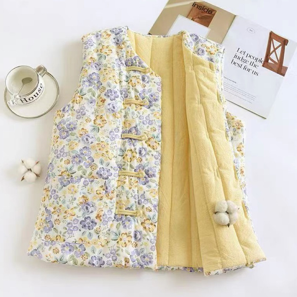 ベスト  冬服   前開き    防寒  袖なし  レディース