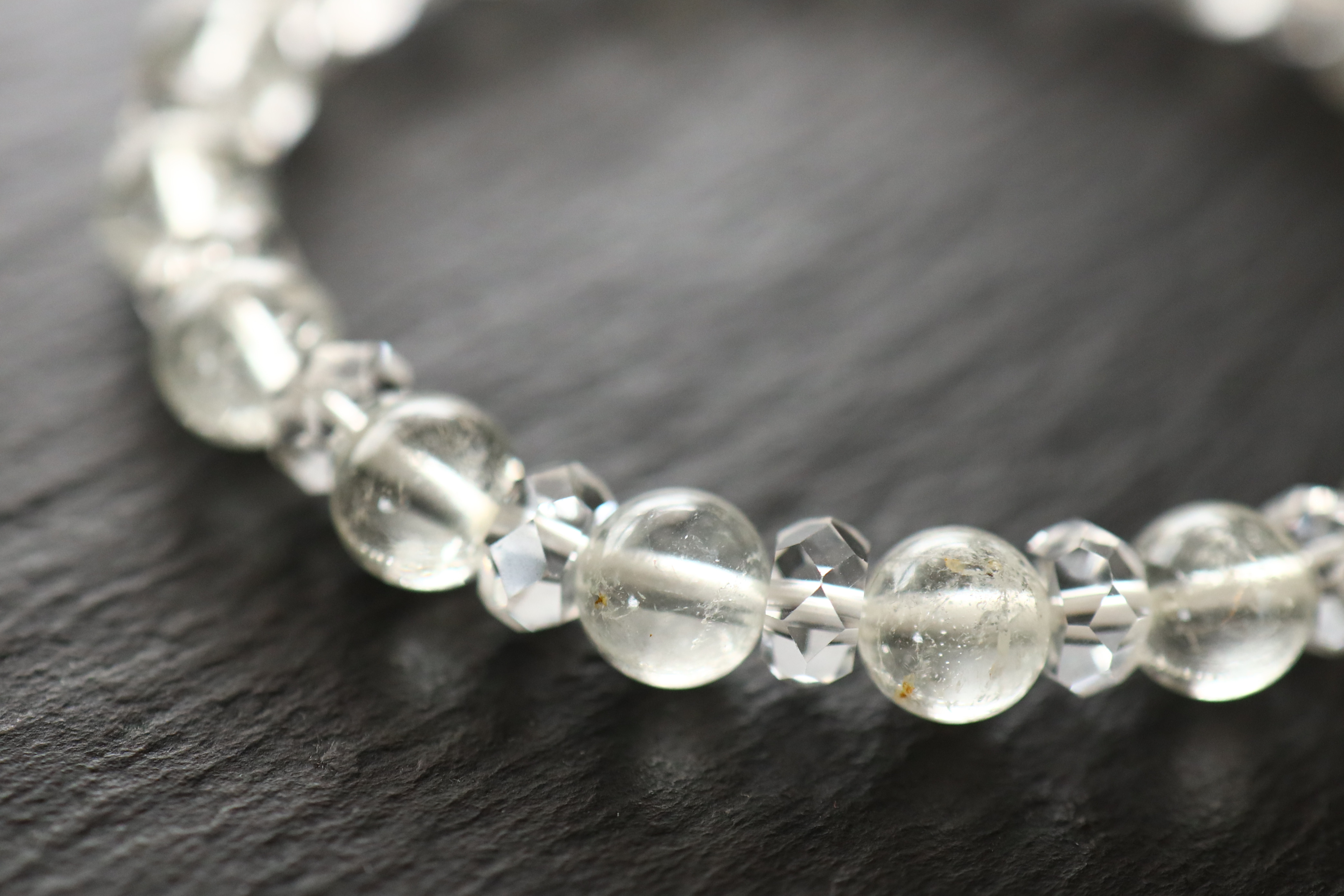 …☆スーパープレミアムブレス☆幻の天然ベリル☆ヒマラヤンベリル：7ミリ＆水晶☆天然石ブレスレット☆…