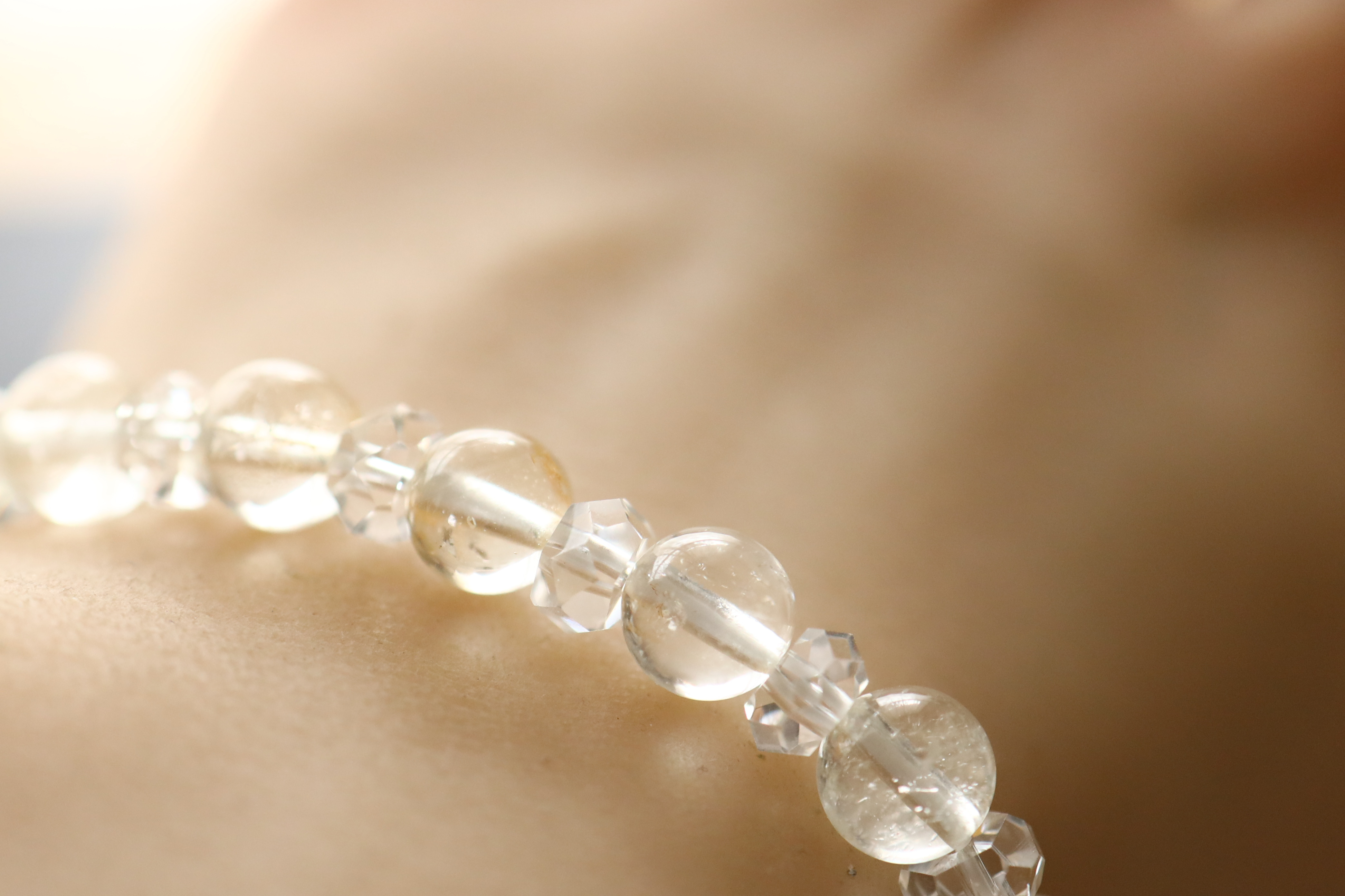 …☆スーパープレミアムブレス☆幻の天然ベリル☆ヒマラヤンベリル：7ミリ＆水晶☆天然石ブレスレット☆…