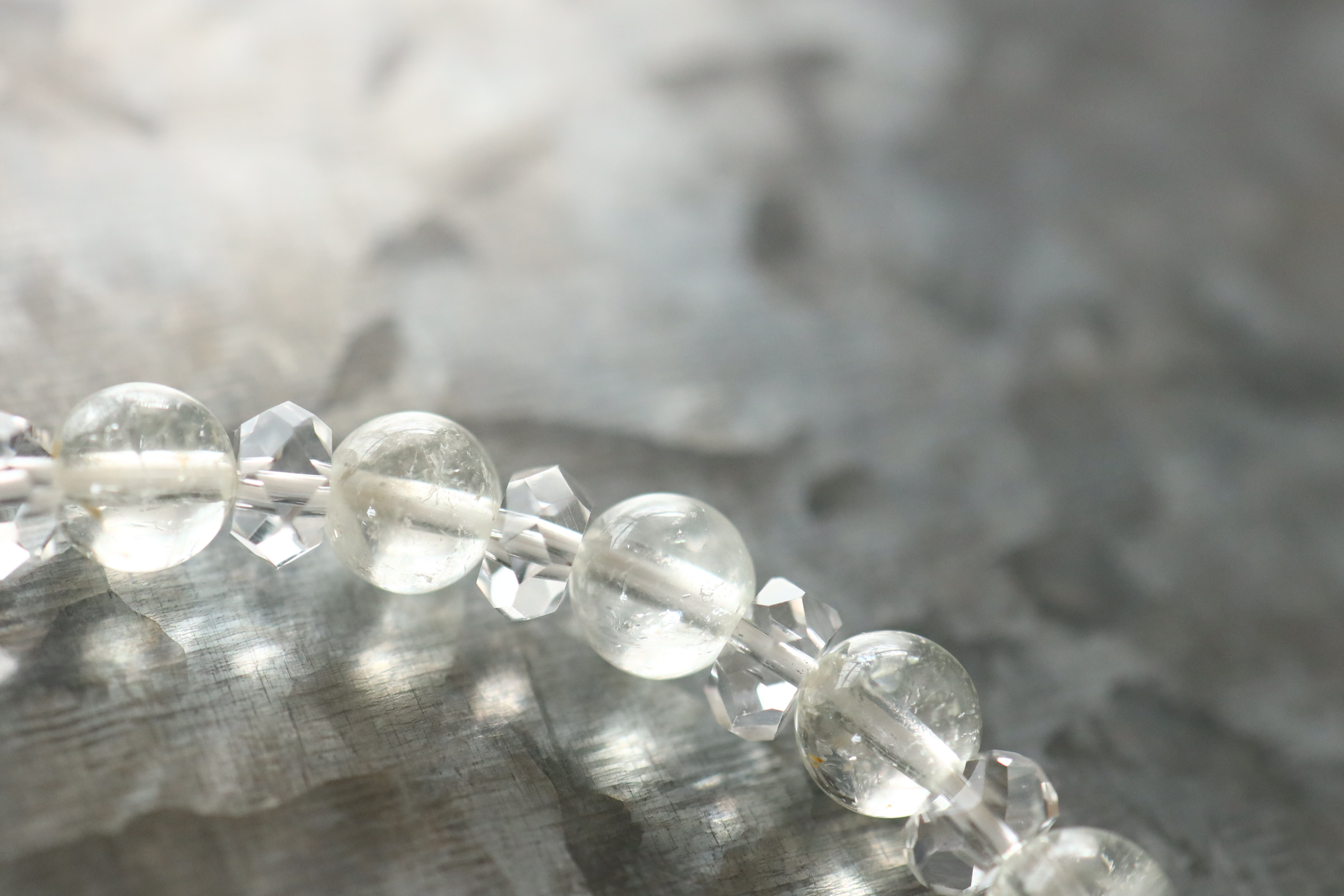 …☆スーパープレミアムブレス☆幻の天然ベリル☆ヒマラヤンベリル：7ミリ＆水晶☆天然石ブレスレット☆…