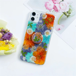 押し花ケース、iPhone 16、iPhone 13、フルーツ、 Google pixel 8a