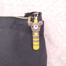 限定 【送料無料】 ぱーていくまちゃん　リップケース バックチャーム 6枚目の画像