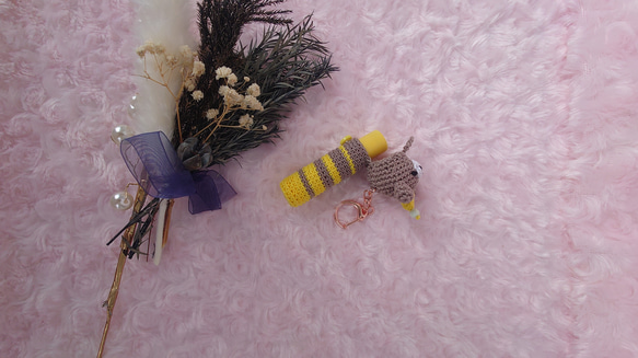 限定 【送料無料】 ぱーていくまちゃん　リップケース バックチャーム 4枚目の画像