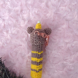 限定 【送料無料】 ぱーていくまちゃん　リップケース バックチャーム 3枚目の画像