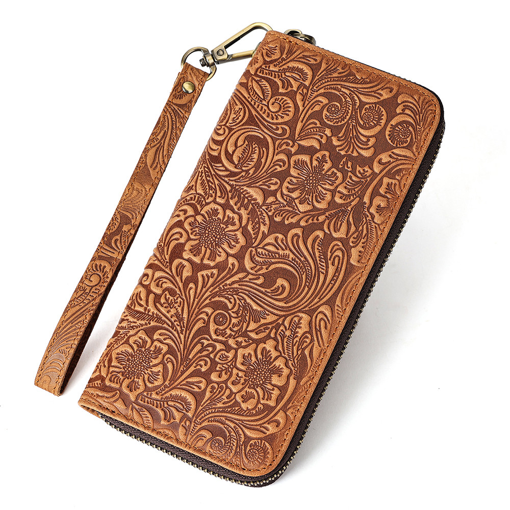 本革財布小銭入れ卸売大容量ハンドバッグマルチキャリーカジュアルレトロ