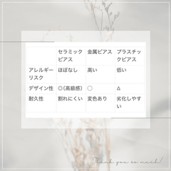 惑星ピアス　セラミックポスト・アレルギー対応　きらめくプラネットデザイン　イヤリング変更可 13枚目の画像