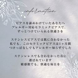 惑星ピアス　セラミックポスト・アレルギー対応　きらめくプラネットデザイン　イヤリング変更可 14枚目の画像