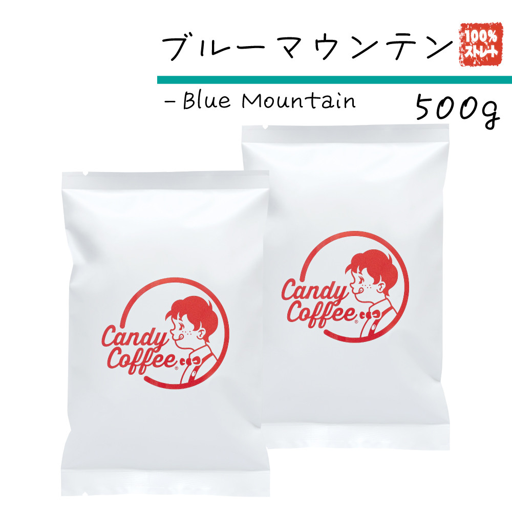 コーヒー豆 ブルーマウンテン 500g ブルマン100% ジャマイカ原産 キャンディコーヒー CandyCoffee