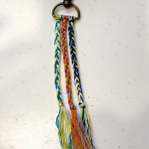ミサンガ ストラップ キーホルダー ハンドメイド その他携帯