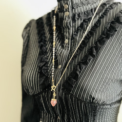 【限定♡】いちご＆十字架のペンダント・ハート 5枚目の画像