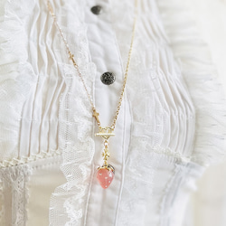 【限定♡】いちご＆十字架のペンダント・ハート 4枚目の画像