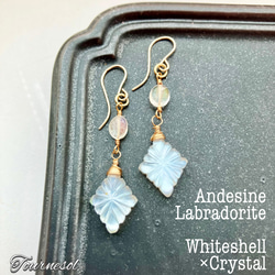 天然石 希少 スフェーン 痛くないイヤリング 天然石 希少 スフェーン 痛くないイヤリング 送料無料】【受注生産