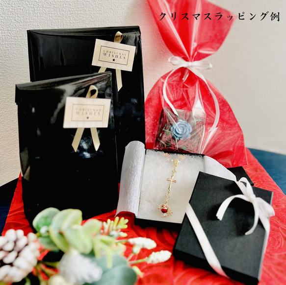 【限定♡】大粒いちご＆大粒パールのペンダント・サークル 8枚目の画像