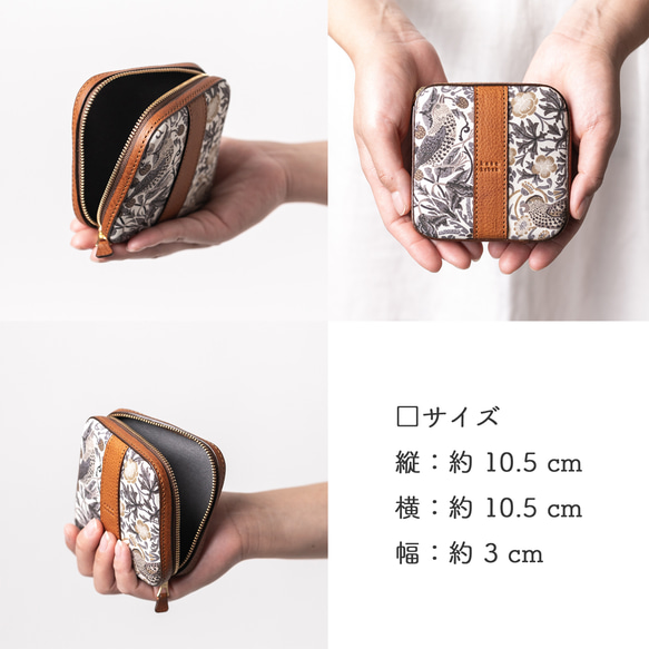 【冬季限量版】高品質迷你手拿包「草莓小偷」單色真皮黑色 *贈品 第8張的照片