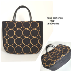 新作♪360度かわいい6面トートバッグ：デニムリメイク×いちご柄 トート