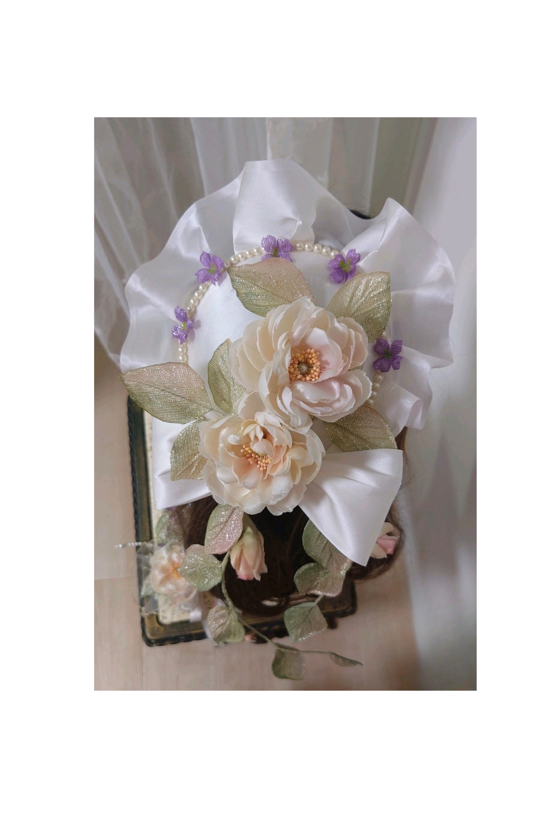 18【年に一度の年度末決算対象商品】購入希望の方はお気に入後に18500円に訂正→ご購入　高級シルクウェディングトーク