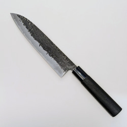 本家かね惣】鰻裂き包丁 青鋼 霞 水牛柄 7寸5分（225mm） 包丁・ナイフ