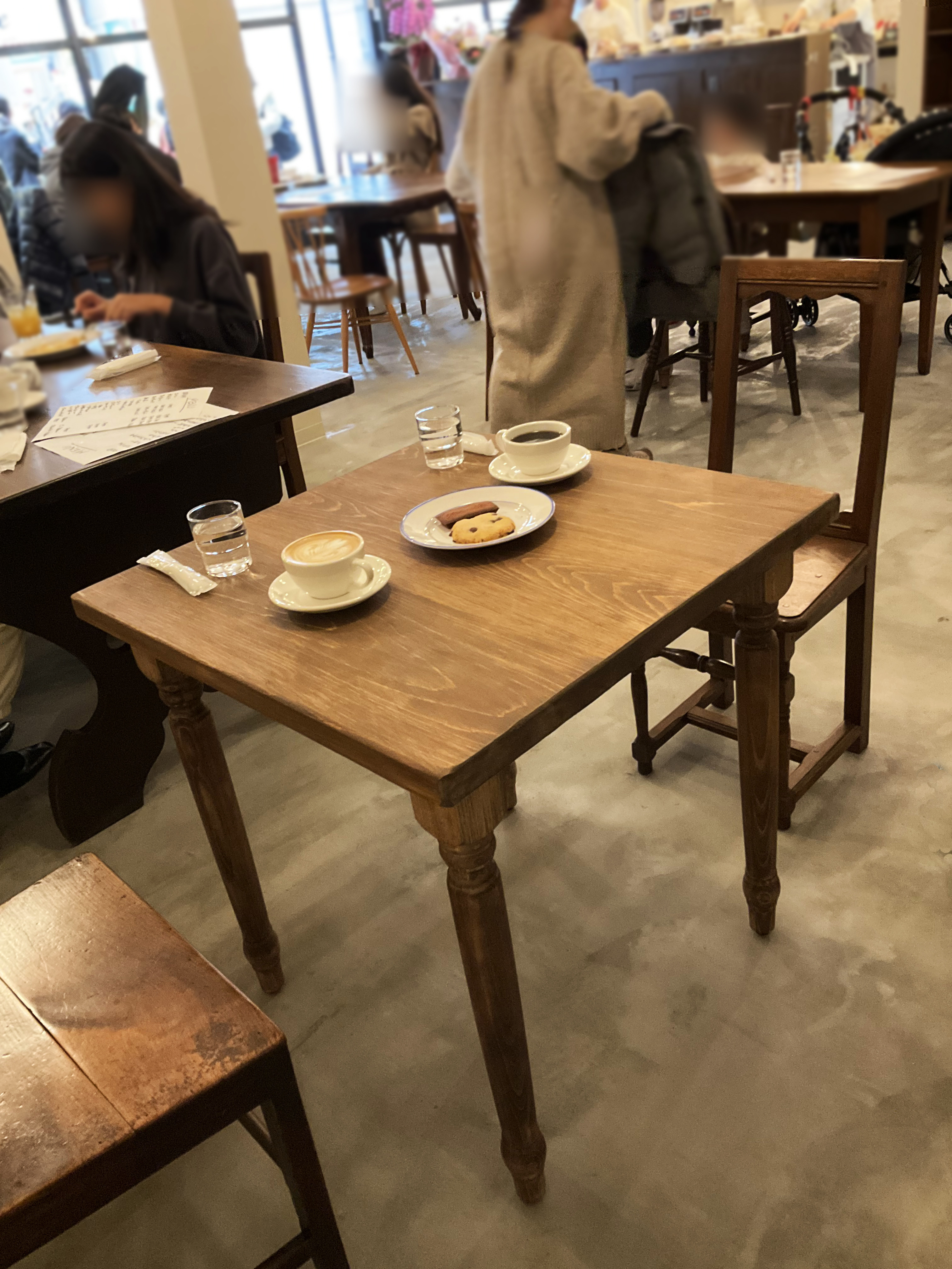 70㎝奥行き70㎝ヒノキ天板ろくろ足　#ネイルデスク　#ネイルテーブル　#カウンターテーブル