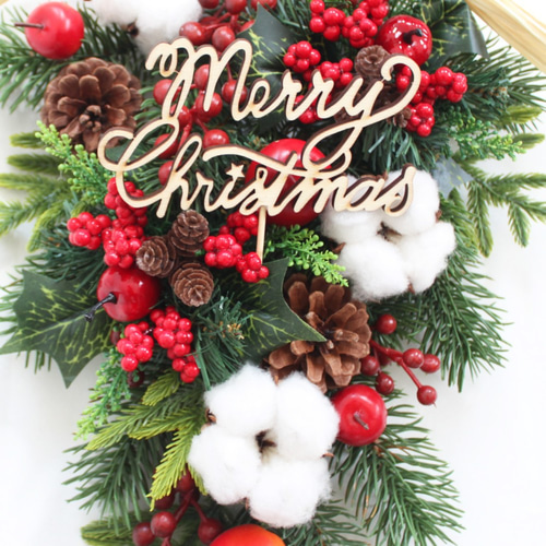 Creema LUCKY FRIDAY」限定2個限り「送料無料」クリスマススワッグ