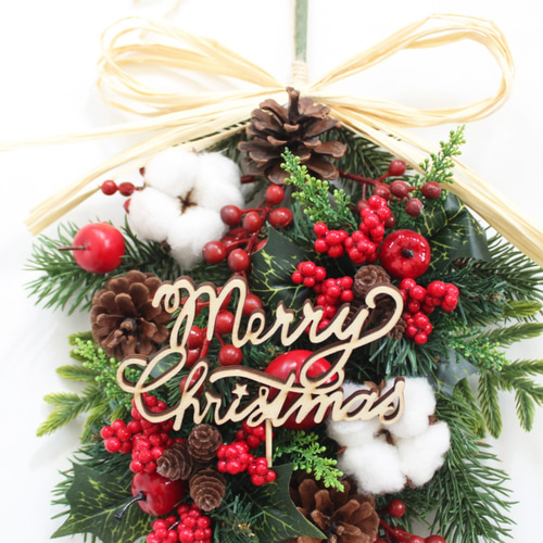 Creema LUCKY FRIDAY」限定2個限り「送料無料」クリスマススワッグ