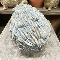 アンティーク風 ハリネズミオブジェ  セメント製 ほっこり可愛いインテリア雑貨 12枚目の画像