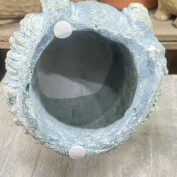 アンティーク風 ハリネズミオブジェ  セメント製 ほっこり可愛いインテリア雑貨 8枚目の画像