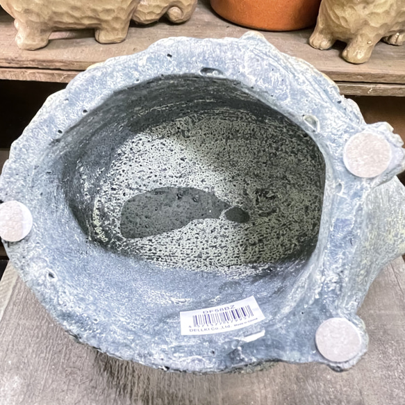 アンティーク風 ハリネズミオブジェ  セメント製 ほっこり可愛いインテリア雑貨 15枚目の画像