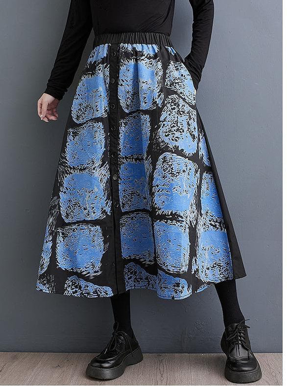 スカート　大きいサイズ レディース 秋冬　春 新品 ウエストゴム　ひざ丈 8枚目の画像