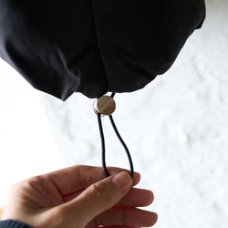 ﾓﾘﾉｶﾞｯｺｳ Mサイズ　ハイネック綿ジャケット(ブラック)｜mg-po03-bk-M 14枚目の画像