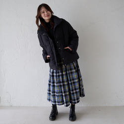 ﾓﾘﾉｶﾞｯｺｳ Mサイズ　ハイネック綿ジャケット(ブラック)｜mg-po03-bk-M 8枚目の画像