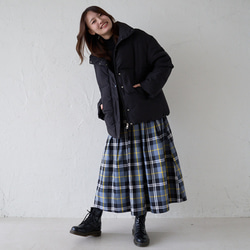 ﾓﾘﾉｶﾞｯｺｳ Mサイズ　ハイネック綿ジャケット(ブラック)｜mg-po03-bk-M 9枚目の画像