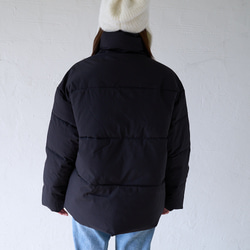 ﾓﾘﾉｶﾞｯｺｳ Mサイズ　ハイネック綿ジャケット(ブラック)｜mg-po03-bk-M 7枚目の画像