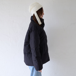 ﾓﾘﾉｶﾞｯｺｳ Mサイズ　ハイネック綿ジャケット(ブラック)｜mg-po03-bk-M 11枚目の画像