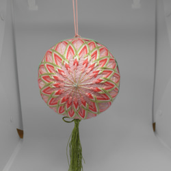 手まりN8 上がけの菊 直径7cm[ てまり 手毬 手鞠 ] その他インテリア