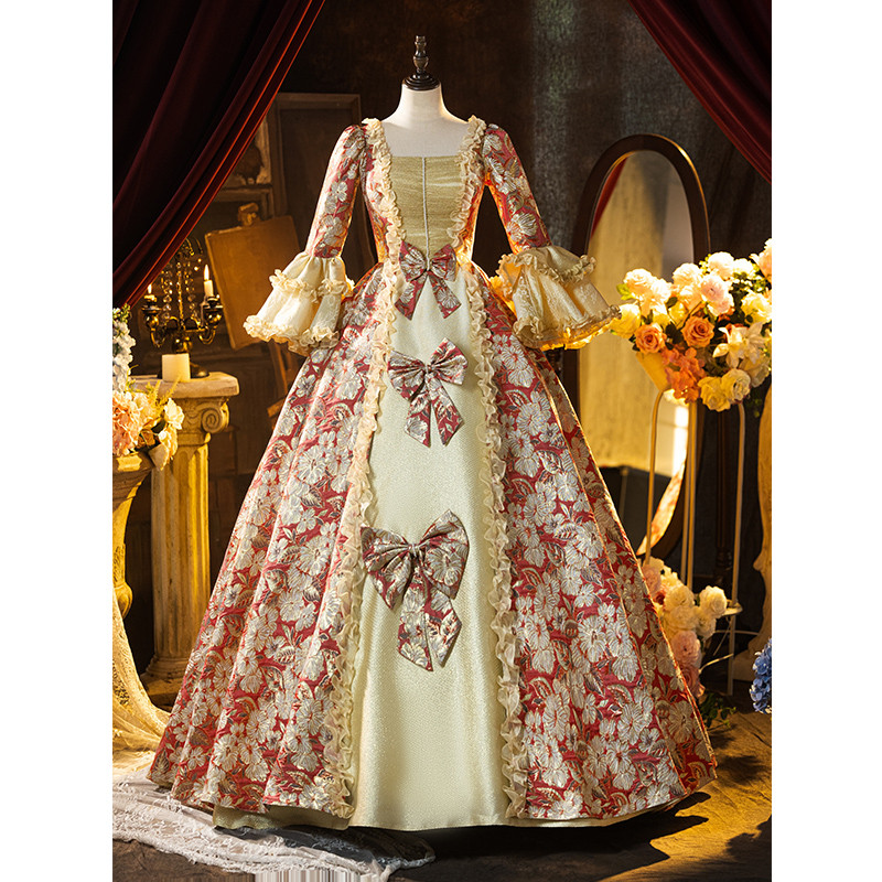 豪華 赤 ロリータ パーティードレス 可愛い プリンセス 誕生日 成人式 二次会 前撮り 披露宴 08928