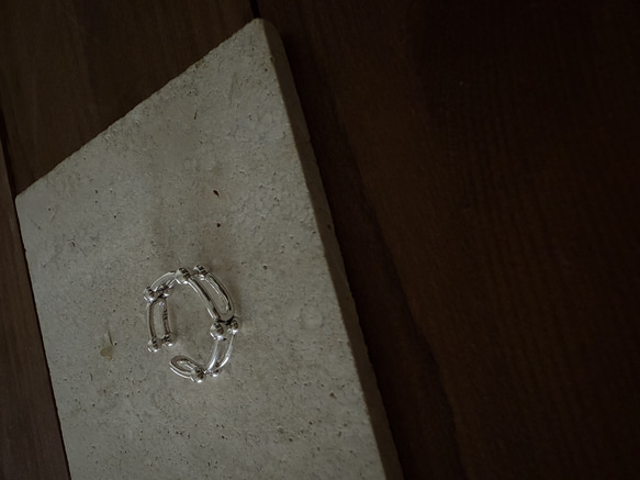 ーring005ー　silver925 シルバーアクセサリー　リング　ファッションリング　シルバー　大ぶりアクセサリー 11枚目の画像